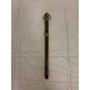 Italy Brass Button Hook‎ Antique Vintage Tool Shoe Boot Hooking Aid Puller Italy